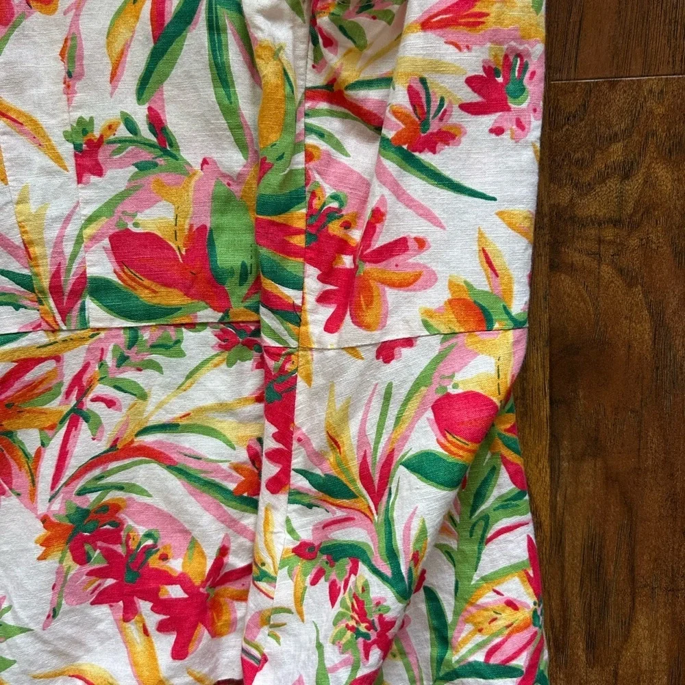 J. Crew Linen Blend Sleeveless Blouse - Picture 3 of 10